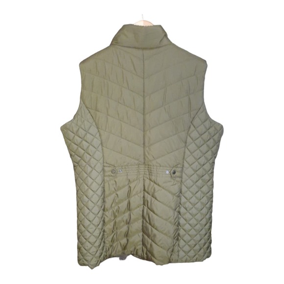 Weatherproof Womens Quilted Longline Snap Zip Vest Size 2X - Picture 4 of 10